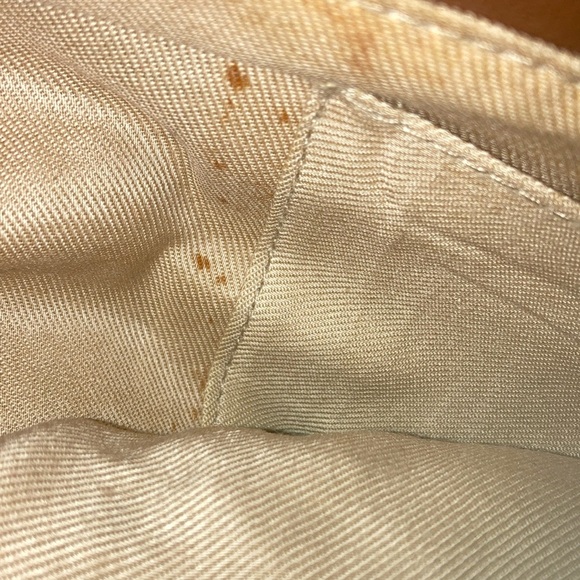 Fossil Desert Stripe Canvas & Leather Shoulder Bag - Picture 9 of 9